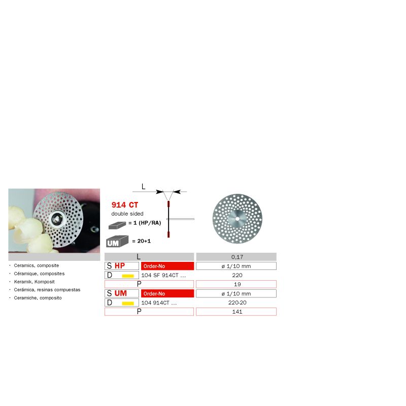 Disques diamantés flexible - Diaswiss