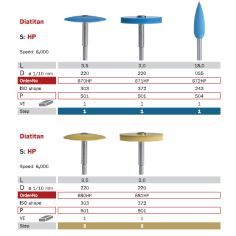 Diatitan Step 2 - Polissoirs titane - Diaswiss