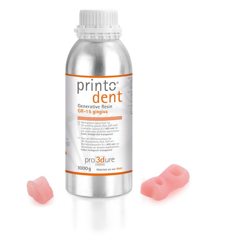 Printodent GR15 Gingiva (500 g) - orange transp.