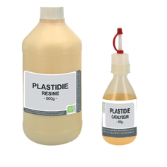 Plastidie Résine polyuréthane (résine 500g + catalyseur 100g)