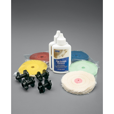 CDM Kit de polissage (5 brosses +mandrins +Scratch Remover)