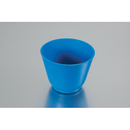Bol bleu à plâtre semi flexible 95x125 contenance 400 cc Bol bleu à plâtre semi flexible 95x125 contenance 400 cc
